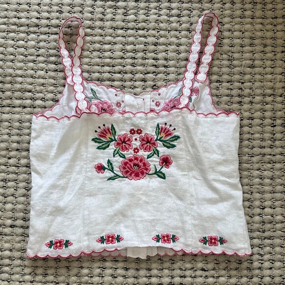 J.Crew Linen Top NWT - Picture 2 of 8